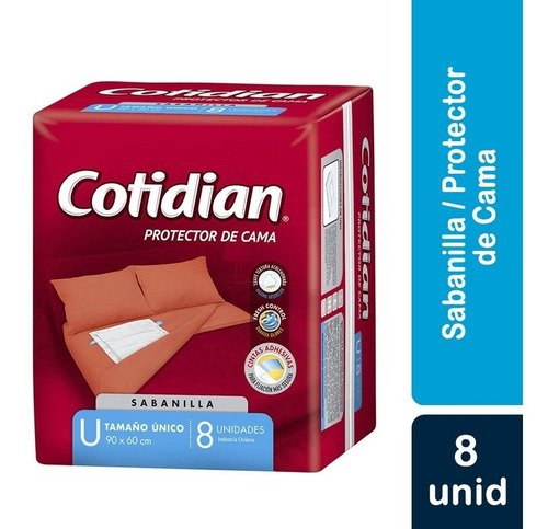 Sabanillas Cotidian Gel Súper Absorvente 2 Pqt X8 Uds 