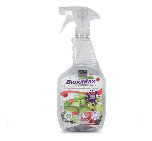 Desinfectante 1lt P/ Frutas Verduras Biodegradable Bioximax