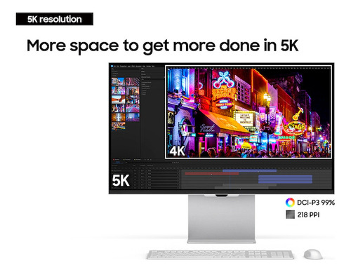 Monitor Inteligente Samsung Viewfinity S9 27 , 5k, Ips, Mate