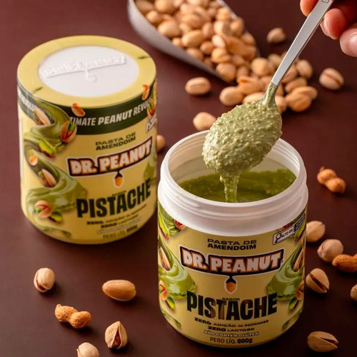 Pasta De Amendoim Dr Peanut Zero Lactose (600g) - Pistache