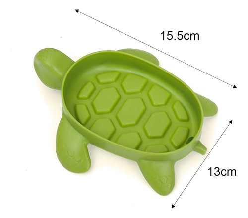 Cute Turtle Soap Tray, Caixa De Sabão Portátil Para Drenagem