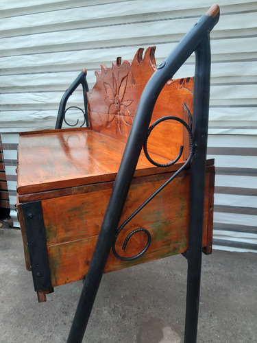 Mueble Rustico De Madera Y Hierro