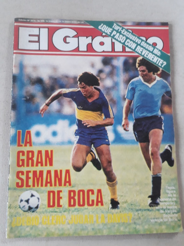 Revista El Gráfico Nº 3414 Año 1985 Tapia Boca Temperley