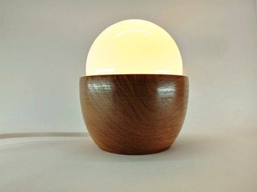 Imagen 3 de 4 de Velador Estilo Nordico Lampara Globo