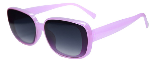 Lentes De Sol Para Mujer Color Rosa Estilo Versátil Moderno Lente Gris Diseño Ocean