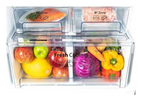 Imagen 7 de 8 de Heladera no frost Koh-i-noor KHGB41D/8 acero con freezer 417L 220V