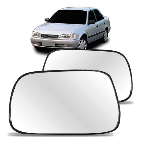 Lente Retrovisor Corolla 1998 1999 2000 2001.