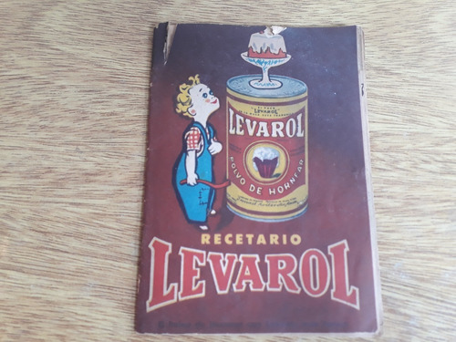 Recetario Levarol Polvo De Hornear Diciembre De 1955