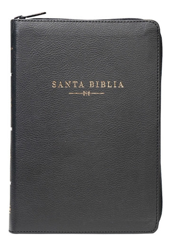 Biblia Rvr1960 Letra Grande Tamaño Manual Negro / Indice
