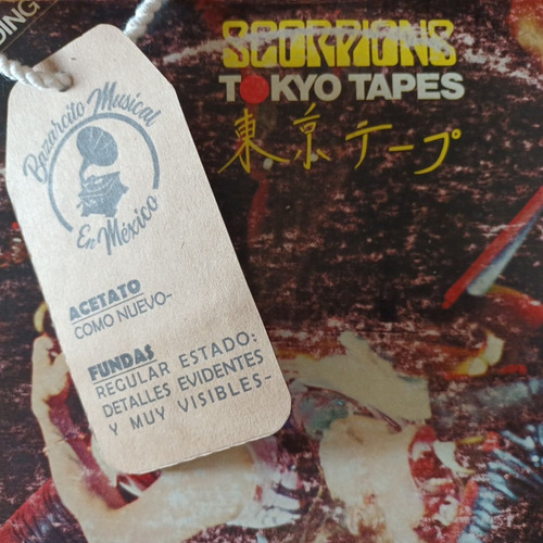 Scorpions Lp Doble Vinilo Tokio Tapes ***ver Descripción***
