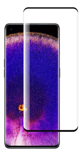 Funda Silicona Líquida Tpu Carcasa Para Oppo Find X5+mica Negro Oppo Find X5