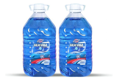 Silicona Liquida Para Auto Speedway X 5 Lts Ocean X 2 Un. Color Azul