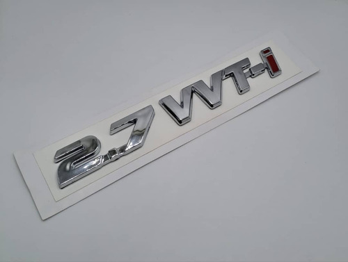 Emblema 2.7 Vvti De Hilux Cromo