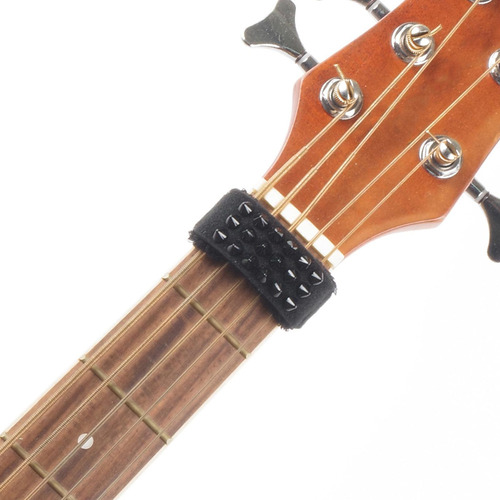 Nuevo Bass Guitar String Mute Correa De Guitarra Negro L