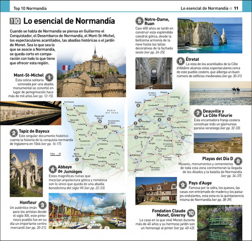 Normandía ( Guías Visuales Top 10 )