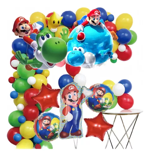 5pzs Globos Para Super Mario Bros Cumpleaños Decoraciones
