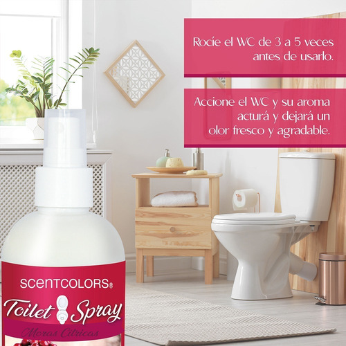 Scent Colors - Spray Para Antes De Ir Al Baño - 250 Ml