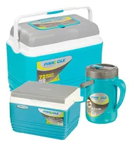 Comprar Hieleras 25 Y 4.5lts Y Termo 2.5lts Con Asas Pinnacle Cooler