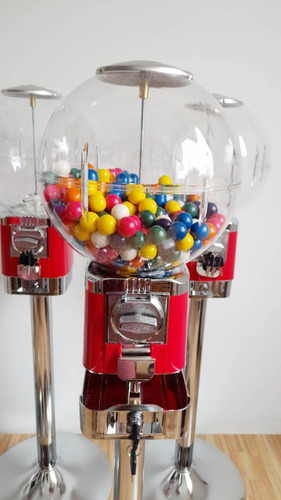Maquina Chiclera + Stand Cromado + Bolsa De 515 Uni Chicles