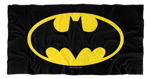 Toalla De Playa Oficial Logotipo Clásico De Batman, Li...
