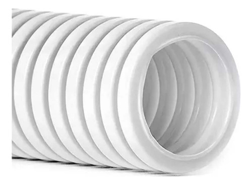 Caño Corrugado Blanco Flexible 3/4x 25mts Ignifugo