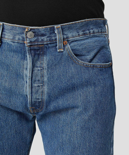 Pantalón De Caballero Jeans Modelo 501 Recto Con Botones