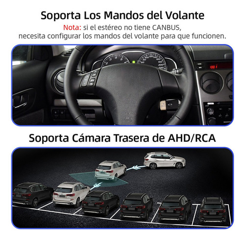 Zk Estéreo 1+32g Cámara Para Mazda 6 2002-2008 Gps Bt Wifi