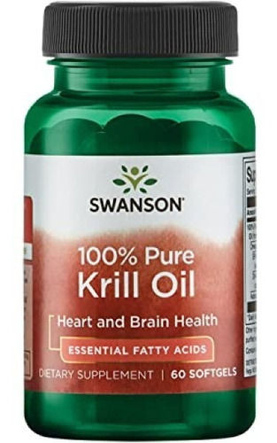 Krill Oil 100% Pure Aceite Krill 60cap 500mg Envio Gratis