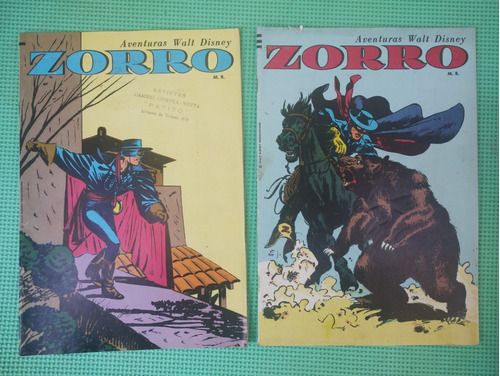 Cómic Zorro/ Editorial Zig Zag/ Década 60/$8000 C/u.