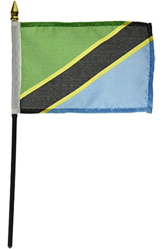 Tanzania Bandera 4 X 6 Pulgadas
