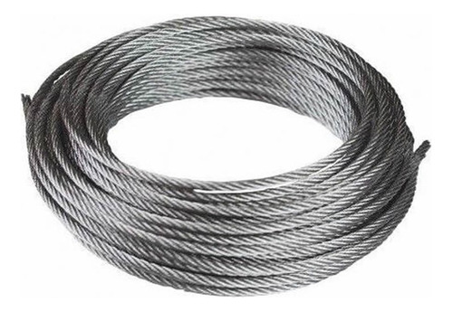 Linga Cable De Acero Galv. 1/4-6.3mm 6×19 50mt Ferreplus