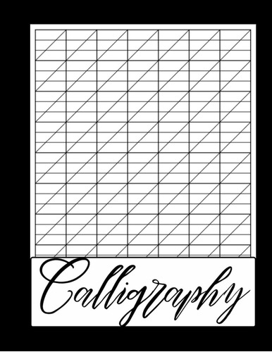 Libro: Calligraphy Writing Paper: With 100 Sheet Blank Grid 