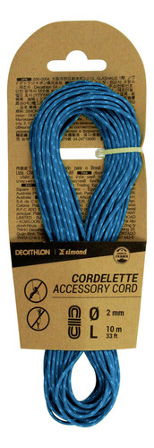 Cordão de escalada e montanhismo 2 mm x 10 m - Simond Blue