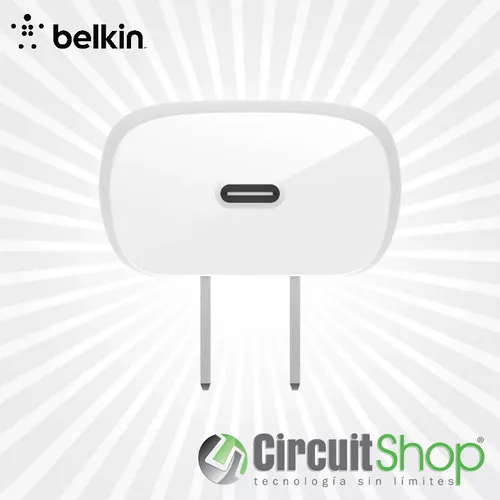 Belkin Cargador para Pared de Carga Rápida 30W USB-C WCA005DQWH