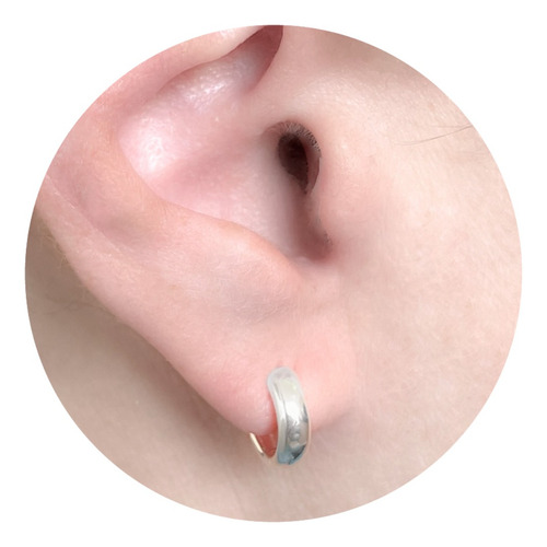 Aros Argollas De Plata 925 (ed5/30)