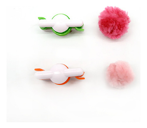Máquina Para Hacer Pompones Para Tejer Bolas De Pelusa, Aguj