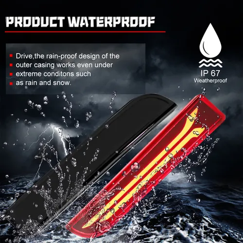 Hyt. Lámpara Trasera Led Drl Brake Para Mitsubishi Lancer
