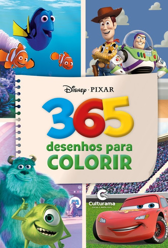 Livro Para Colorir 365 Desenhos Disney