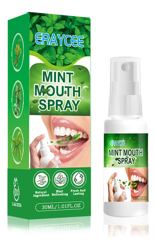 Spray Bucal Con Sabor A Menta Para Refrescar El Aliento