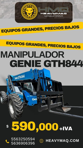 Manipulador De Mercancias Genie Gth 844 Año 2006