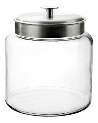 Anchor Hocking Montana Glass Jar Con Fresh Sealed Lid Cepill