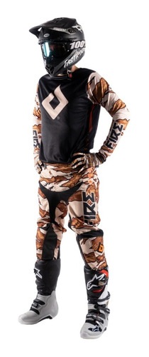 Equipo Conjunto Motocross Fire Feline Moto Enduro Nt Cross