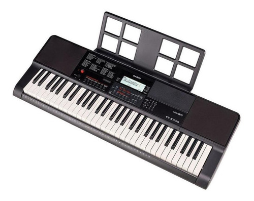 Teclado musical Casio Portable CT-X700 61 teclas negro