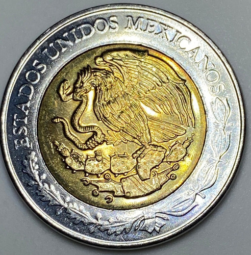 Mex19147 México 5 Pesos Primo De Verdad C/puntos Au-unc Ayff (Usado)