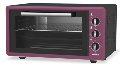 Horno Electrico Atma 45 Lts Hgad4523pi C/grill 1400w Violeta