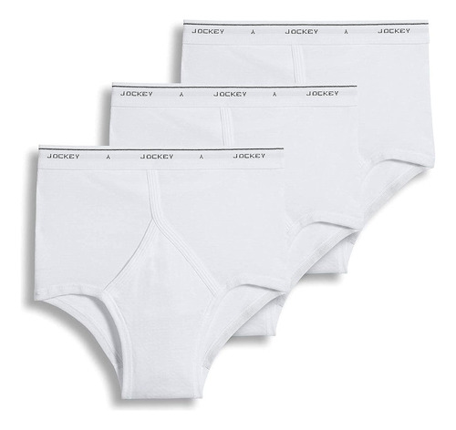 Jockey Men's Underwear Classic Full Rise Brief - 3 Paquete