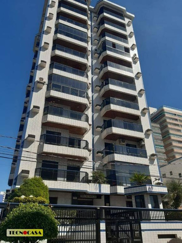 Excelente Apartamento Com 03 Dormitórios Para Venda Com 110 M² No Bairro Vila Guilhermina Em Praia Grande/sp. - Ap6462