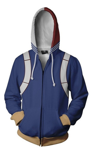 Todoroki Shoto Cosplay Sudadera Disfraz Mi Héroe Academia