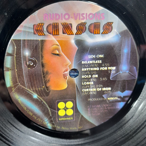 Imagem 5 de 8 de Vinil Lp Kansas Audio Visions Excelente Estado Made Usa