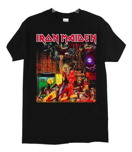 Polera Iron Maiden Bring Your Daughter To Metal Abominatron